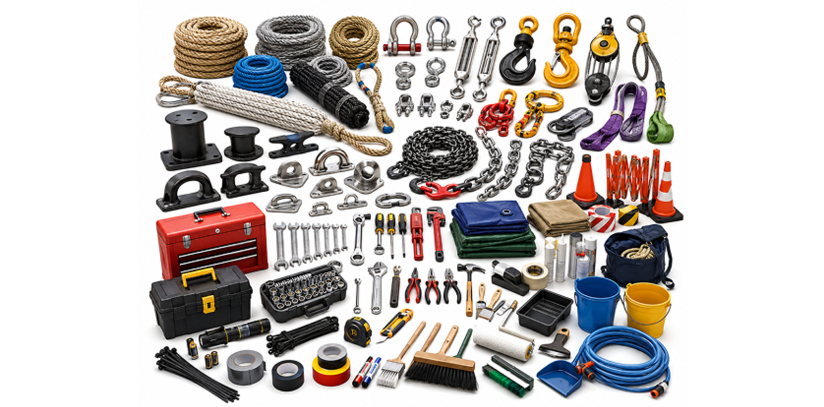 Deck stores ropes and tools